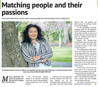 Mena Antonio in Dominion Post 2015